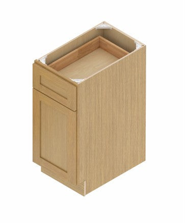 B21: Oak Shaker Standard Base Cabinet 1D