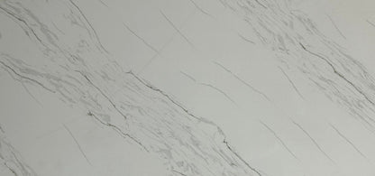 Marble-patterned surface with gray and white colors