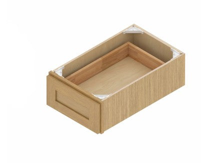 KD24/30: Oak Shaker Vanity Knee Drawer 24