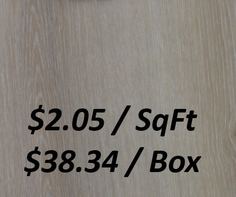 WP8201 Vinyl Flooring 6.5+1.5MM 18.70SQFT/BOX     $38.34/Box      $2.05/SqFt