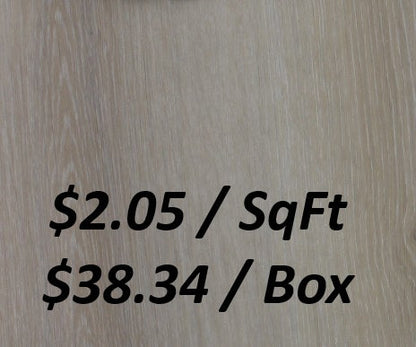 WP8201 Vinyl Flooring 6.5+1.5MM 18.70SQFT/BOX     $38.34/Box      $2.05/SqFt