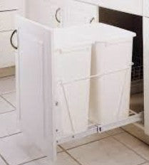 TC018-2: Base Waste Basket 18"W*24"D*34-1/2"H