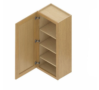 W1540/W1542: Oak Shaker Wall 15"W*40"H*12"D-1D-3S
