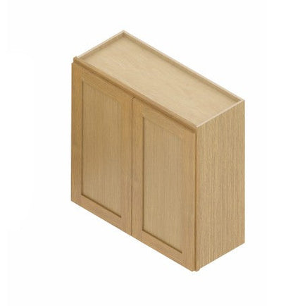 W3630 : Oak Shaker Wall 36"W*30"H*12"D-2D-2S