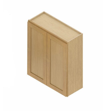 W3336:  Oak Shaker Wall 33"W*36"H*12"D-2D-2S