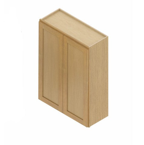 W2440/W2442: Oak Shaker Wall 24"W*40"H*12"D-2D-3S