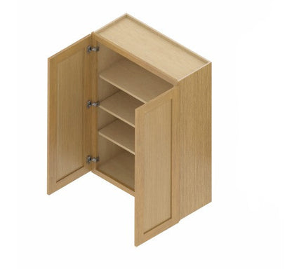 W3040/W3042: Oak Shaker Wall 30"W*40"H*12"D-2D-3S