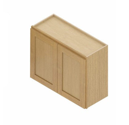 W362424: Oak Shaker Wall 36"W*24"H*24"D-2D-1S