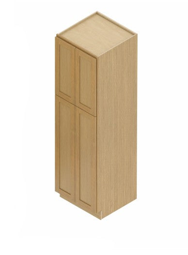WP249024: Oak Shaker Pantry 24"W*90"H*24"D-4D-5S