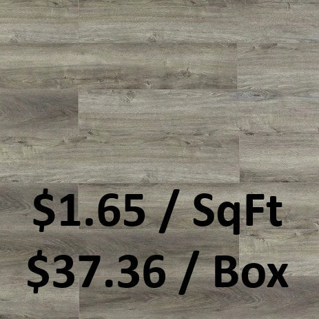WP6410 Vinyl Flooring 5.0+1.5MM 22.64 SqFt/BOX     $37.36/Box      $1.65/SqFt